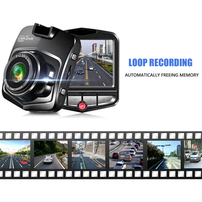 2.4-Inch Full HD 1080P Dash Camera with Night Vision and G-Sensor for Front or Rear Installation