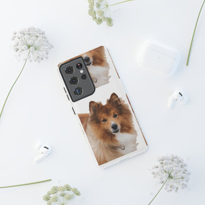 Sublimation Phone Case, Cute Dog Lover's Phone Cover, Pet Tribute Gift, Phone Accessories for Dog Owners, Unique Pet Memorial Case