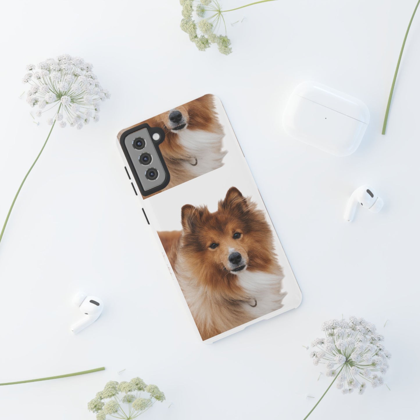 Sublimation Phone Case, Cute Dog Lover's Phone Cover, Pet Tribute Gift, Phone Accessories for Dog Owners, Unique Pet Memorial Case