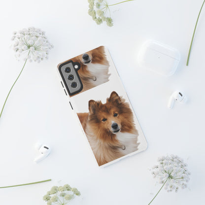 Sublimation Phone Case, Cute Dog Lover's Phone Cover, Pet Tribute Gift, Phone Accessories for Dog Owners, Unique Pet Memorial Case