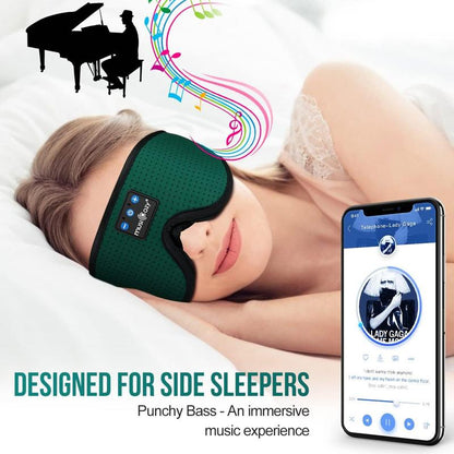 Sleep Headphones Bluetooth Sleep Mask 3D Sleeping Headphones for Side Sleepers Best Gift and Travel Essential Wireless Audio Earphones Electronic Headset