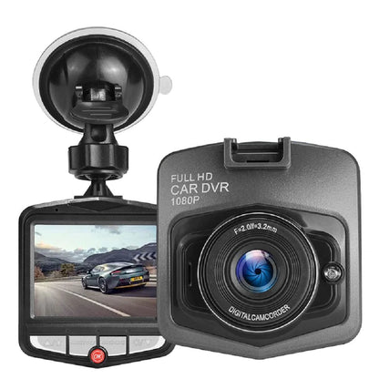 2.4-Inch Full HD 1080P Dash Camera with Night Vision and G-Sensor for Front or Rear Installation