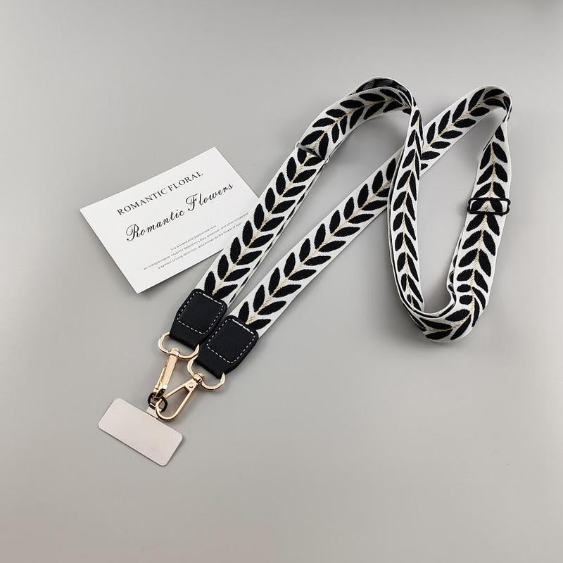 Fashionable Phone Lanyard, Adjustable Crossbody Phone Strap, Phone Charm for Women & Girls, Mobile Phone Decoration Accessories