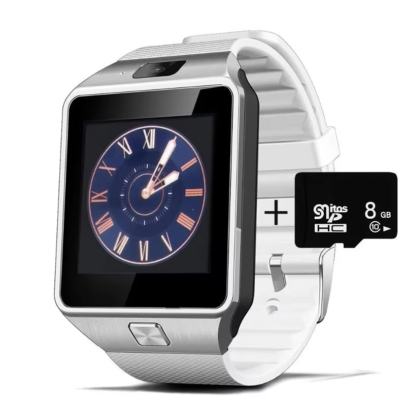 Digital Touch Screen Smart Watch DZ09 Q18 Bracelet Camera Bluetooth Wristwatch SIM Card Smartwatch Ios Android Phones Support